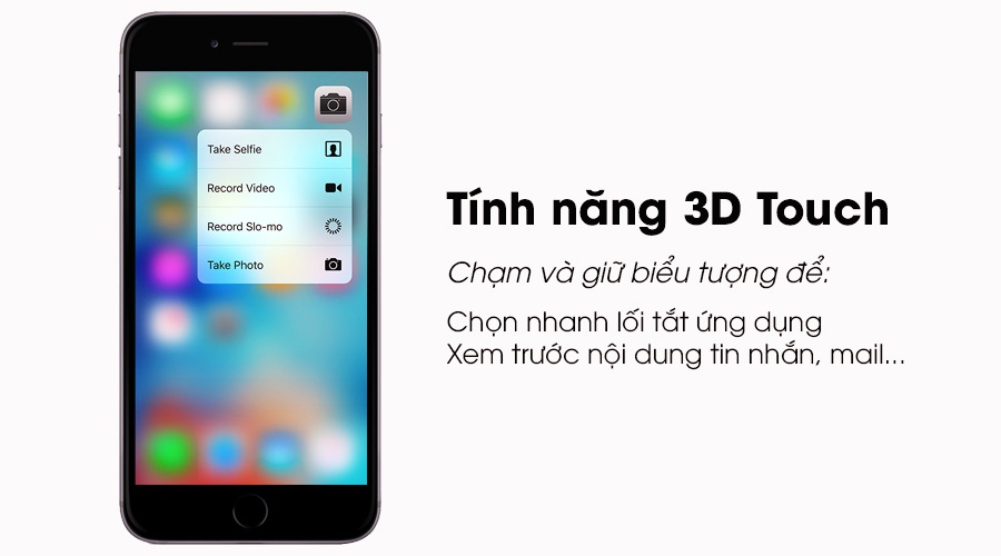  iPhone 6s Plus với cảm biến vân tay Touch ID mới, an toàn hơn, nhạy bén hơn
