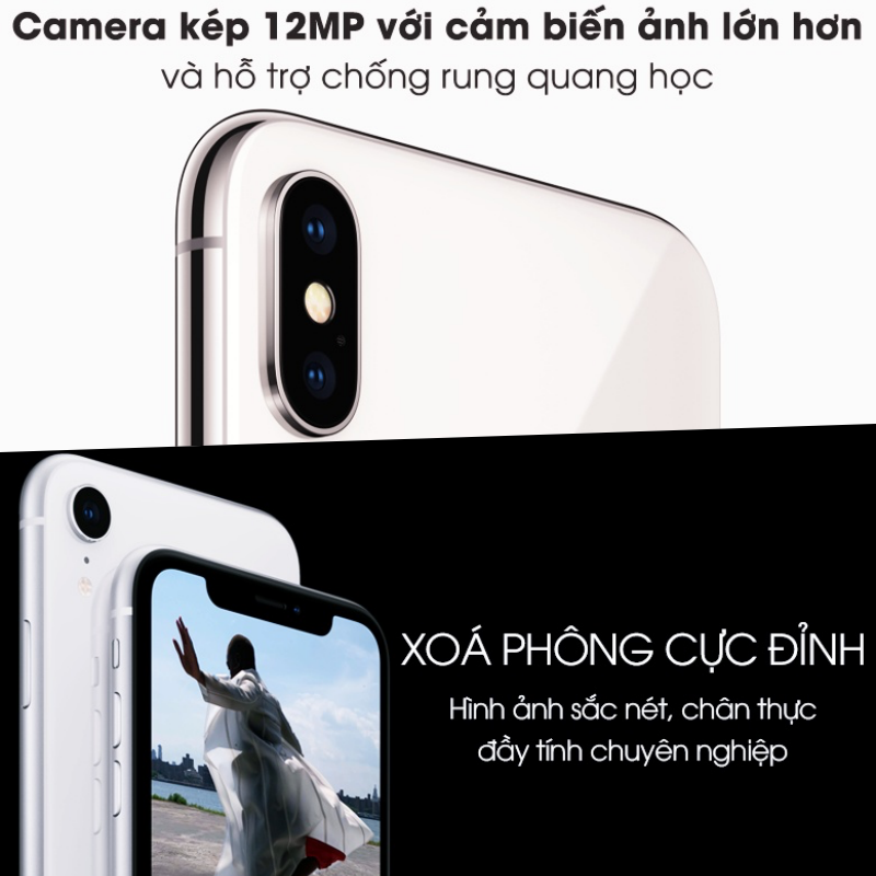 So sánh Camera iPhone X và Xr