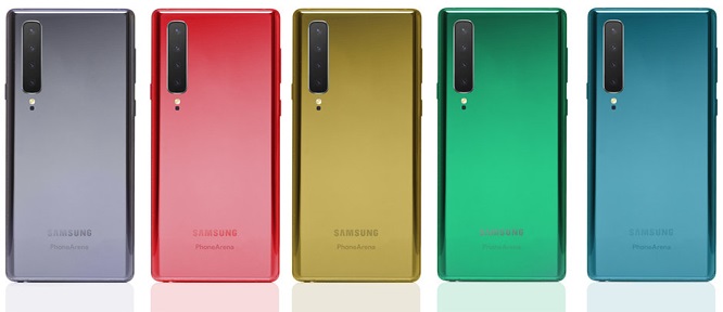 Samsung Galaxy Note 10 khiến người dùng mãn nhãn với 5 màu sắc