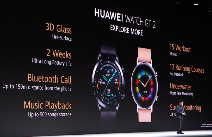 Huawei Watch GT 2: Chipset Kirin A1 và thời lượng pin lên đến 2 tuần