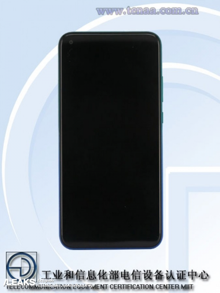 Smartphone mới của Huawei có màn hình đục lỗ được TENAA chứng nhận
