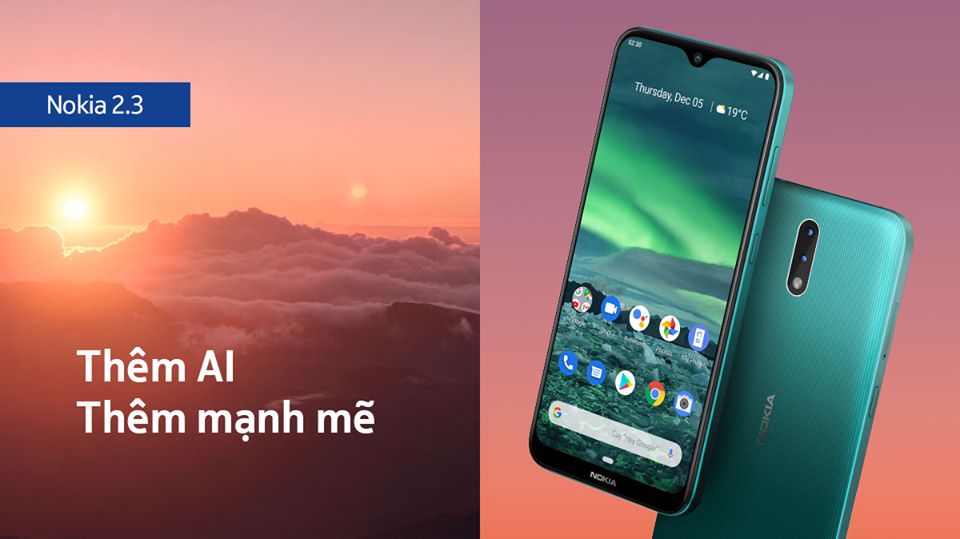 Nokia 2.3 sẽ bán chính thức ở Việt Nam vào ngày 9/12/2019