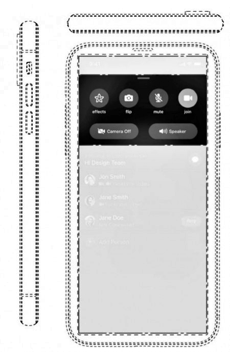Bằng sáng chế của Apple tiết lộ đây sẽ là thiết bị có thiết kế toàn màn hình, không có notch lẫn Face ID