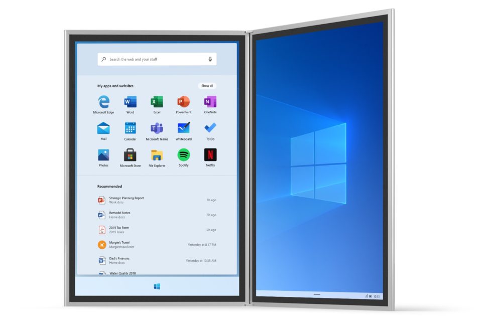 Windows 10X dành cho thiết bị 2 màn hình chỉ mất 90s để cập nhật.