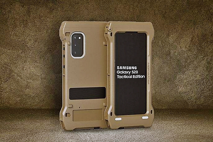 Samsung ra mắt phiên bản đặc biệt của Galaxy S20 có tên Galaxy S20 Tactical Edition [phiên bản đặc biệt dành cho quân đội].