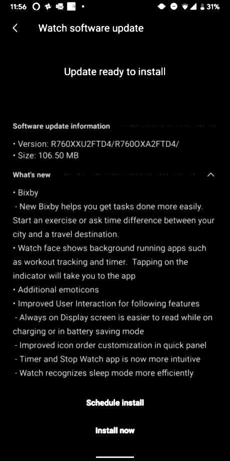 Bản cập nhật mới nhất cho Samsung Gear S3, Samsung Gear Sport bổ sung Bixby và nhiều tính năng hơn.