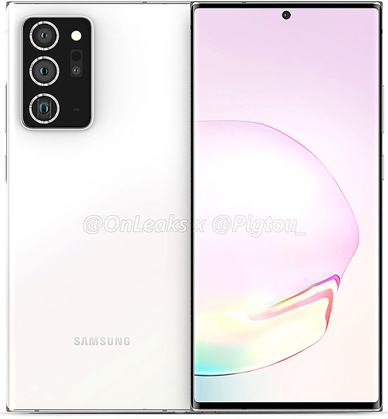 Rò rỉ hình ảnh ốp lưng của Samsung Galaxy Note20+ để lộ chi tiết thiết kế