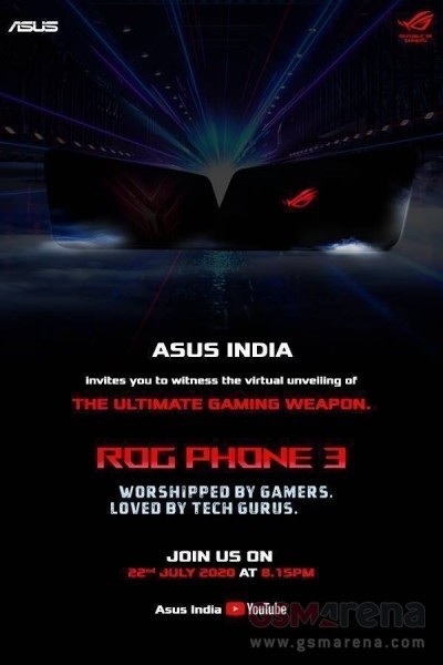Asus ROG Phone 3 sẽ chính thức ra mắt vào ngày 22 tháng 7